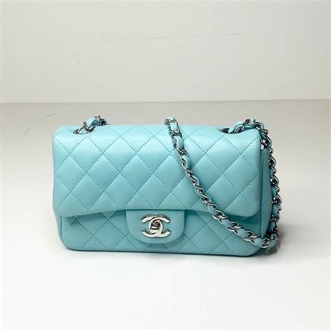 tiffany blue chanel bag.